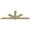 Ekena Millwork Kennewick Rough Sawn Timber Gable Bracket, Douglas Fir, 84"W x 31"H x 2"D x 6"F, 9/12 Pitch GBW084X31X0206KEN00RDF - alternate 3